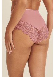 Tummy Control Lace Knickers 2 Pack