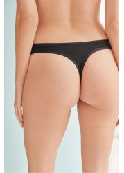 Cotton Knickers 5 Pack Thong