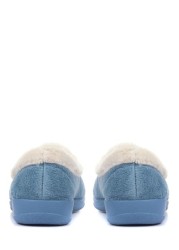 Pavers Blue Ladies Full Slippers