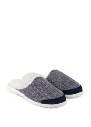 Totes Iso-Flex Herringbone Mule Slipper