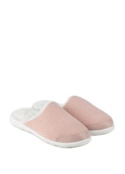 Totes Iso-Flex Herringbone Mule Slipper