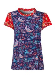 Joe Browns Peacock Shirred Pyjama T-Shirt