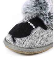 Lazy Dogz Grey Dasher Slippers