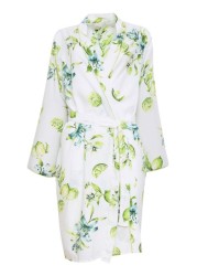 Cyberjammies Gina Lime Print Short Wrap Nighties