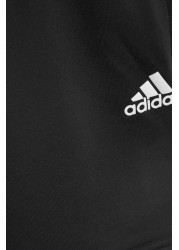 adidas Black Performance 3 Stripe Shorts