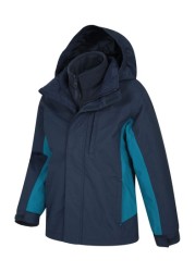 Mountain Warehouse Cannonball 3 In 1 Kids Waterproof Jacket