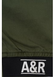 Angel & Rocket Green Gabriel Sporty Branded Joggers