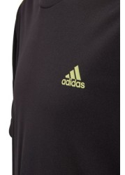 adidas Black/Green 3 Stripe T-Shirt