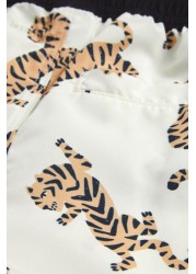 Myleene Klass Kids White Tiger Swim Shorts