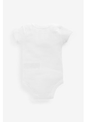 Levi's® Kids White Classic Batwing Infant Hat, Bodysuit And Booties Set