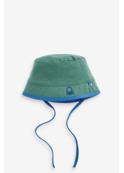 Benetton Green Reversible Bucket Hat