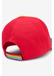 Little Bird Red Happy Baseball Cap