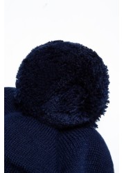 Hype. Blue Speckle Fade Knitted Beanie