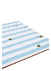 Joules Set of 4 Corkback Bee Striped Placemats