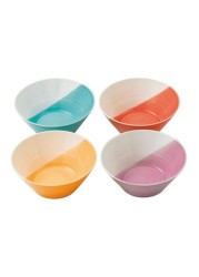 Royal Doulton Signature 1815 Set of 4 Bright Noodle Bowls