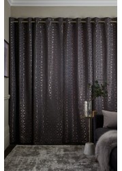 Geo Star Eyelet Lined Curtains