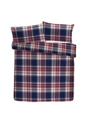 Fusion Edwards Check Duvet Cover and Pillowcase Set