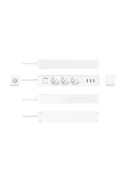 Xiaomi - Mi Smart Home Power Strip Electrical Socket 3 Ports 3 USB Outlet Plugs Max 16A 3.1A Fast USB