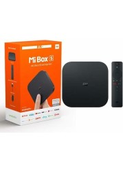 Xiaomi Mi Box S Android TV with Google Assistant and Multimedia Player - Built-in Chromecast - 4K HDR - Wi-Fi - 8GB - Black