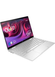 لاب توب HP ENVY 13M-BD1033DX x360 بشاشة تعمل باللمس - شاشة 13.3 بوصة FHD ، Core ™ i7-1195G7 - 8 جيجا بايت رام ، 512 جيجا بايت SSD ، رسومات أيرلندية ، قارئ FP ، Windows 11 - فضي