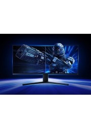 Xiaomi Curved Gaming Monitor 34-Inch 3440 * 1440 WQHD 21:9 Bring Fish Screen 144Hz High Refresh Rate 121% sRGB 1500R Curvature