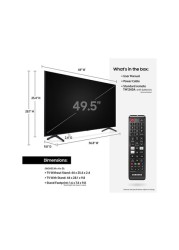 Samsung 50 Inch 4K UHD Smart LED TV UA50TU7000 Black