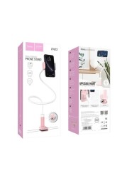 Universal phone holder and tablet holder with 360-degree rotation in pink and white