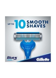 Gillette Blue 3 Cool Razor, 3 Blades