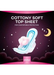 Always Maxi Thick Night Pads With Wings, 24 Pads