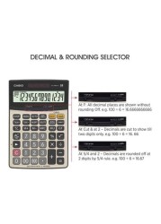 Casio 14-Digit Desk Calculator, Silver/Black