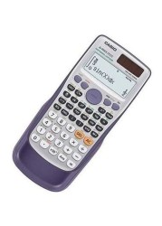 Casio 12-Digit Scientific Calculator, Silver/Purple/Black