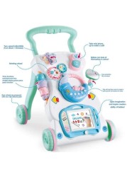 Baby Walker for Boys and Girls, Prevents Rollovers, Multiple Mode, Sitting and Playing, Musical Toys, Standing and Walking, Intellectual