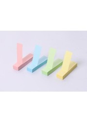Elissa 2 Pack Mini Sticky Index Notes, 4 Assorted Colors 19 x 76 mm 400 Sheets