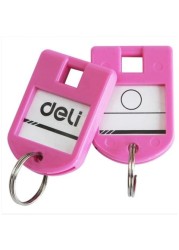 علامة مفتاح بطاقة لوحة المفاتيح المتنوعة من ALISSA لحامل مفاتيح تصنيف اللون (عبوة من قطعتين) 48 قطعة