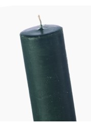 Dark Green Pillar Candle