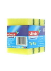 VILEDA TIP TOP SCOURING SPONGE X3