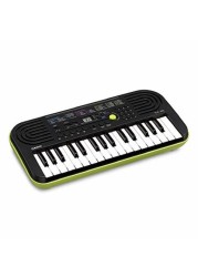 Casio SA-46 Mini 32 Music Keyboard (Black/Green)