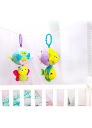 Hanging Plush Stuffed Soft Baby Rattle Toys