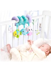 Hanging Plush Stuffed Soft Baby Rattle Toys