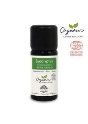 Eucalyptus Essential Oil by Aroma Tierra - Aroma Tierra - 100% Pure, Natural, Ecocert Certified Organic - 10ml