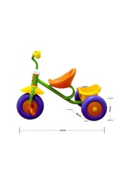 دراجة أطفال من أليسا ، دراجة ثلاثية العجلات خارجية وداخلية ، خضراء.