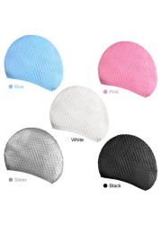 Generic Silicone Adult Swimming Cap For Men And Women Long Hair
