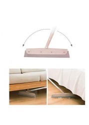 Elsa Multifunctional Magic Floor Spacer, Retractable for Hair, Water, and Dust, Flexible Rotation 180 Degrees - Pink