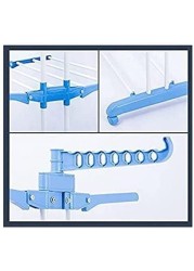 Generic Single Pole Clothes Drying Stand Blue 25Meter