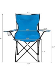 Camping Chair Folding Beach Chair Picnic Chair with Carrying Bag for Travel Picnic Picnic Chair (Multicolor)