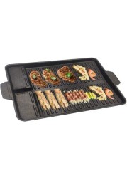 Go to Camps Korean Portable BBQ Barbecue Pan Burger Tray Burner Top Plate Barbecue Tray