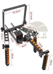 DMK Power Coopic Vrii Rig For Canon 1D 1Dii 5Ds 5Diii 6D 80D And Nikon D5 D810 D500 D750 D7200 Etc Cameras