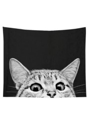 Less deals - home decor wall tapestry, cat design.