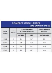 Penguin - compact ladder, step 4, 0.8m - high platform