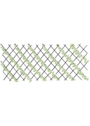 Yatai Expandable Rustic Wooden Fence - Green